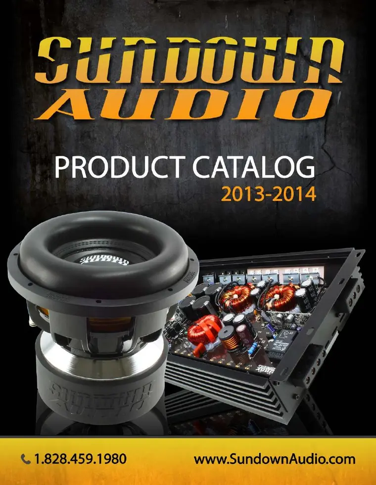 Cover of the Sundown Audio product catalog
