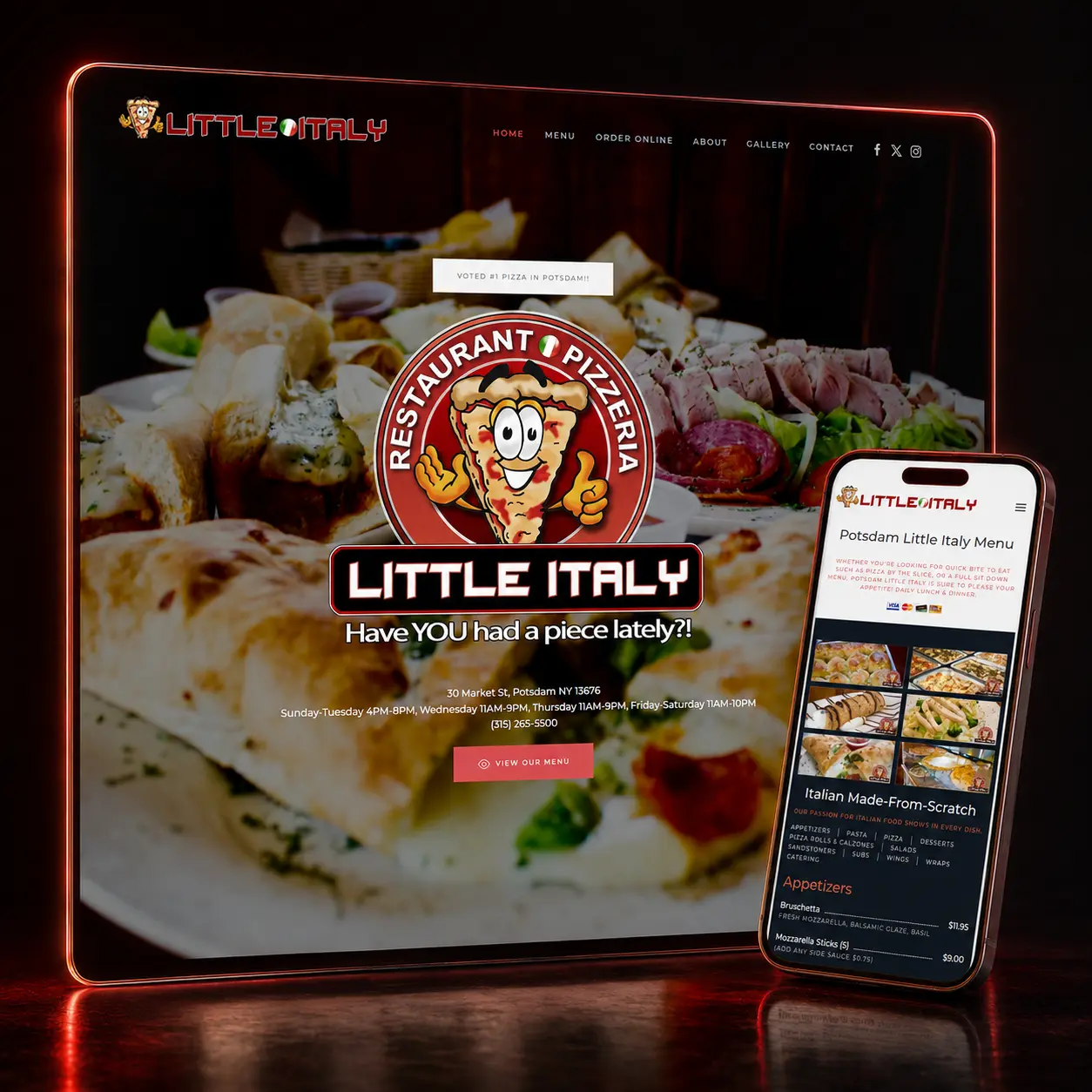Little Italy — responsive ecommerce work