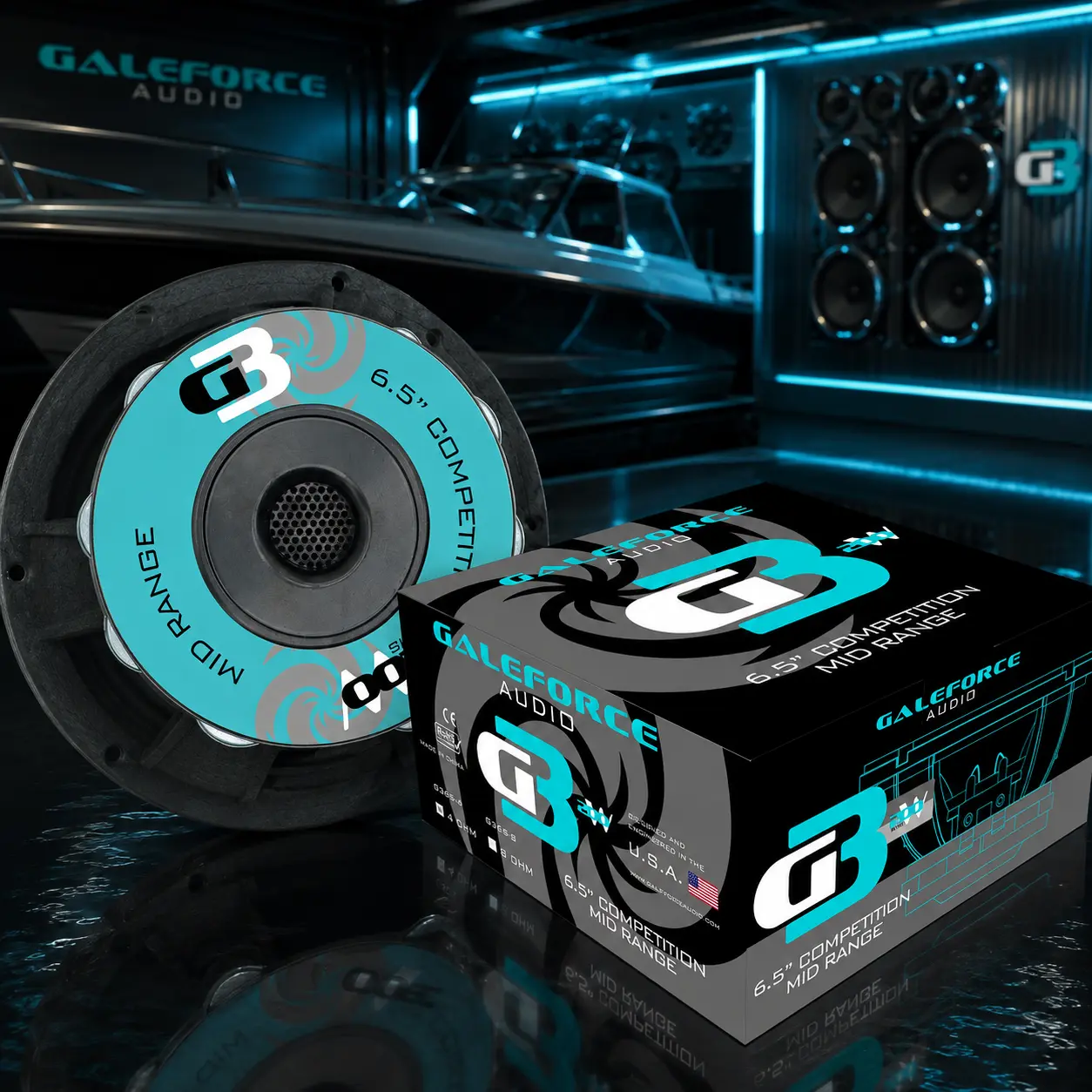 Galeforce Box — packaging and physical brand work