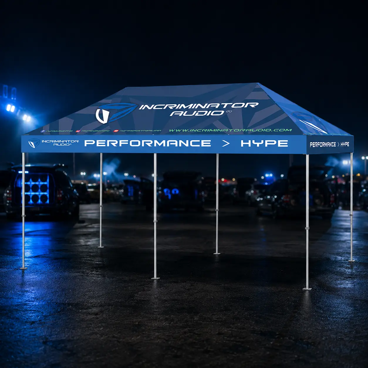 Incriminator Canopy — packaging and physical brand work