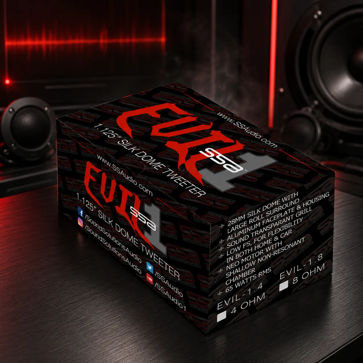 Ssa Evil Box — packaging and physical brand work