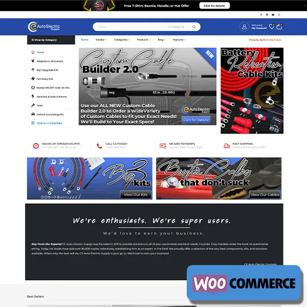 Ce Auto — website design work