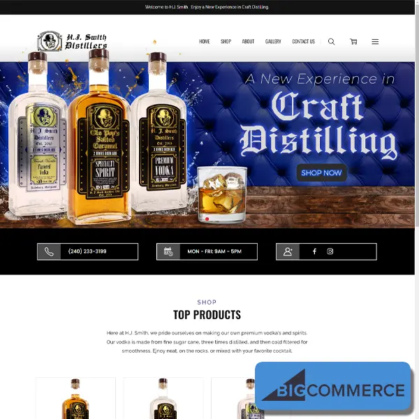 Hj Smith — website design work